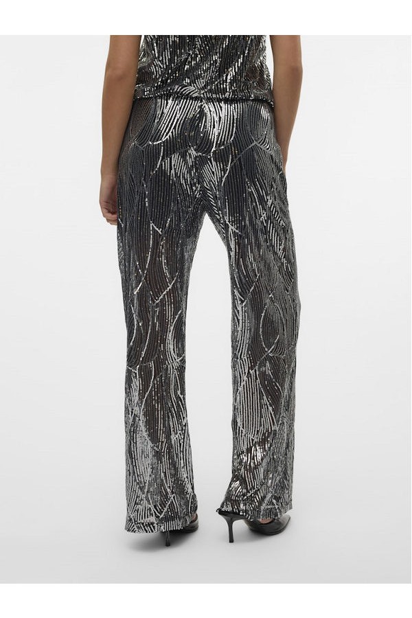 VMELLEN HW WIDE PANT JRS - ΜΑΥΡΟ
