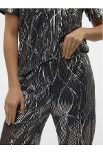 VMELLEN HW WIDE PANT JRS - ΜΑΥΡΟ