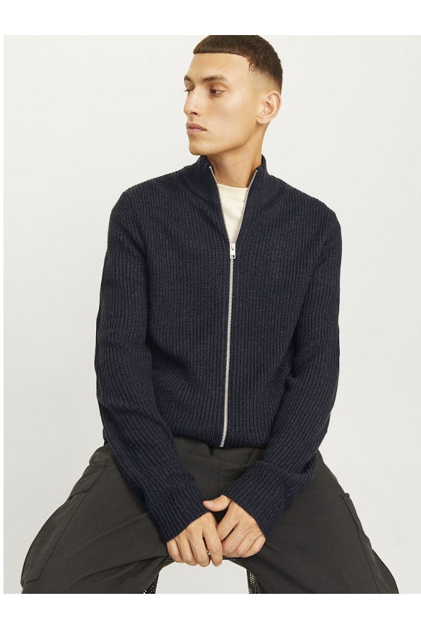 JJELEWIS KNIT CARDIGAN SN - ΜΠΛΕ