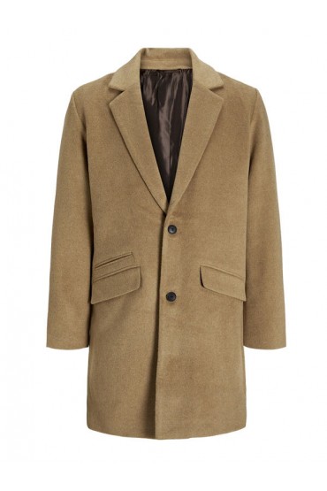 JJHAYS WOOL BLEND COAT - ΧΑΚΙ
