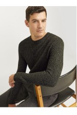 JREBLIAM KNIT CREW NECK - ΧΑΚΙ