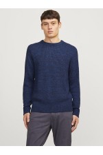 JREBLIAM KNIT CREW NECK - ΜΠΛΕ