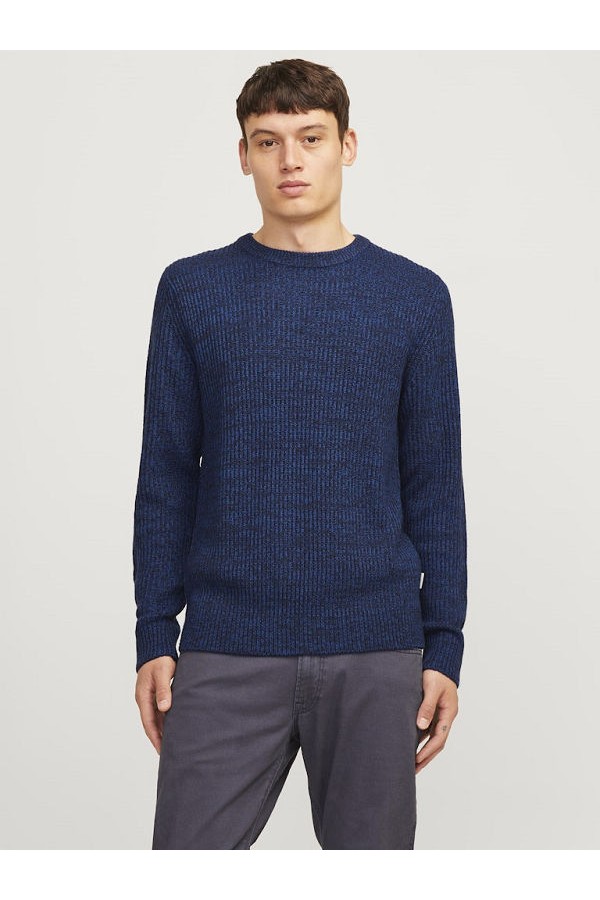 JREBLIAM KNIT CREW NECK - ΜΠΛΕ