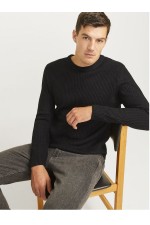 JREBLIAM KNIT CREW NECK - ΜΑΥΡΟ