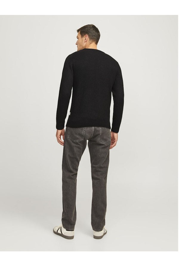 JREBLIAM KNIT CREW NECK - ΜΑΥΡΟ