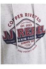 JREBCASPER SWEAT HOOD - ΓΚΡΙ