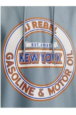 JREBCASPER SWEAT HOOD - ΜΠΛΕ