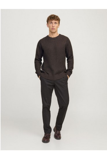 JJJONES KNIT CREW NECK - ΚΑΦΕ