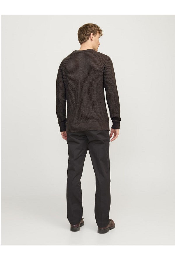 JJJONES KNIT CREW NECK - ΚΑΦΕ