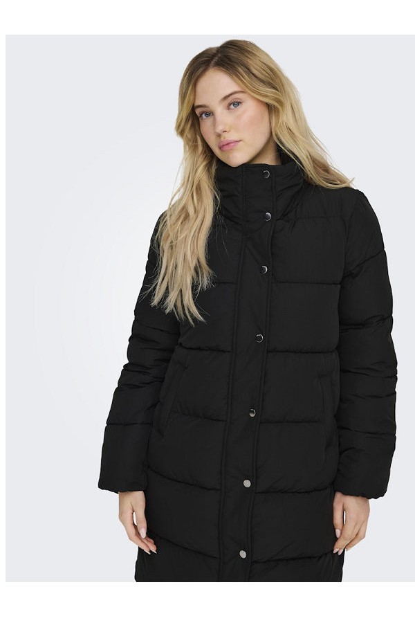 ONLNEWCOOL PUFFER COAT CC OTW - ΜΑΥΡΟ