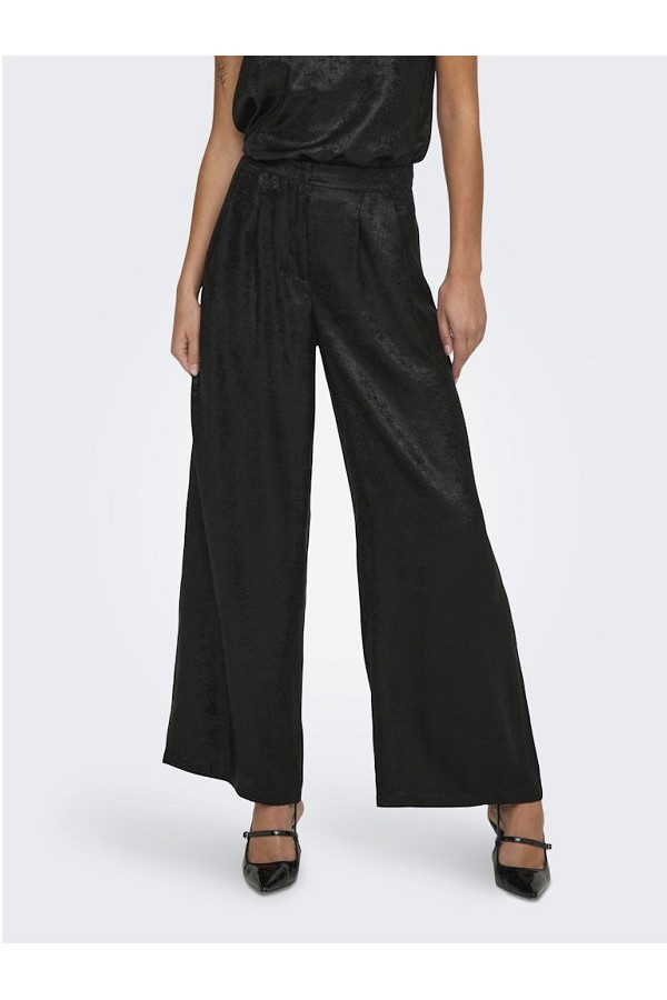 ONLLIDA LOOSE PANT PTM - ΜΑΥΡΟ