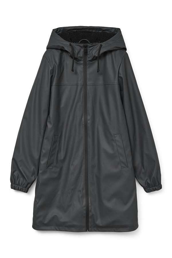 VMASTA TEDDY COATED COAT GA NOOS - ΓΚΡΙ