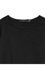 VMGOLD LS BOATNECK PULLOVER - ΜΑΥΡΟ