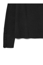 VMGOLD LS BOATNECK PULLOVER - ΜΑΥΡΟ
