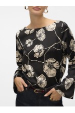 VMELENA LS VOLUME TOP WVN - ΜΑΥΡΟ