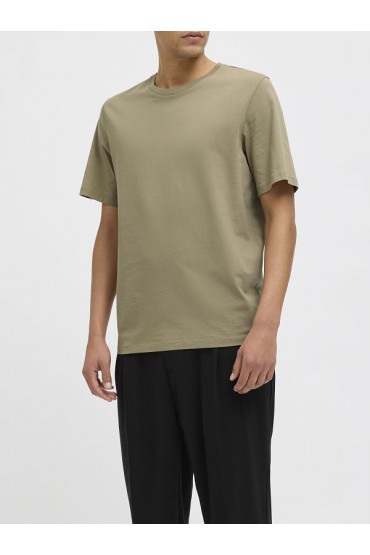 JJEORGANIC BASIC TEE O-NECK - ΜΠΕΖ