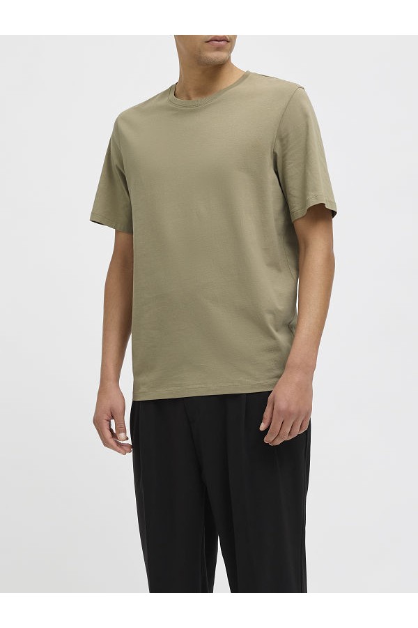 JJEORGANIC BASIC TEE O-NECK - ΜΠΕΖ