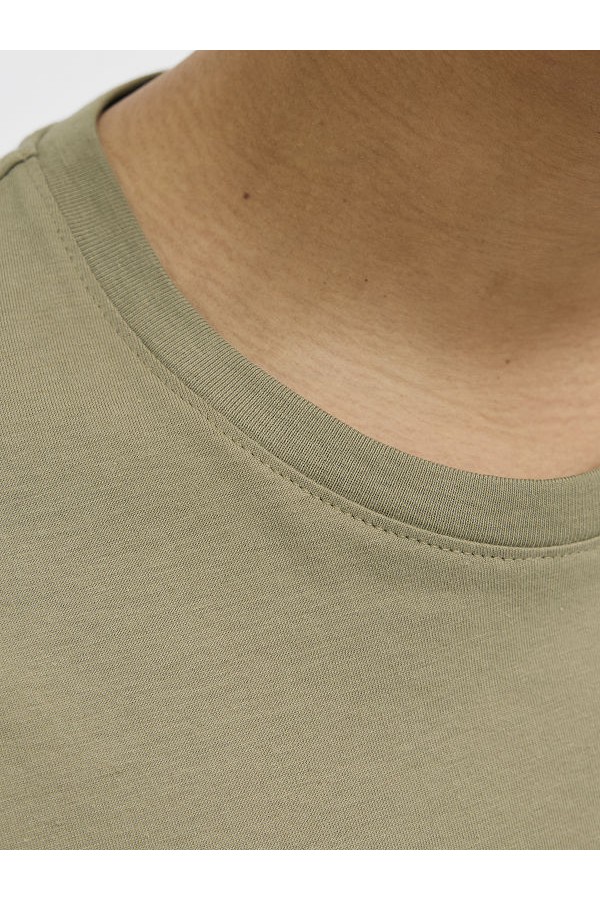 JJEORGANIC BASIC TEE O-NECK - ΜΠΕΖ