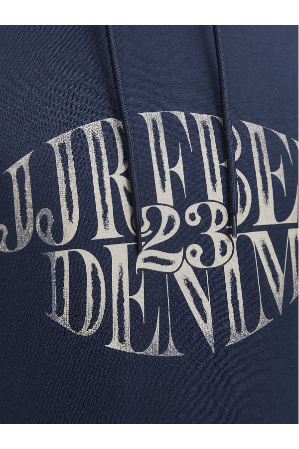 JREBBLUE SWEAT HOOD - ΜΠΛΕ