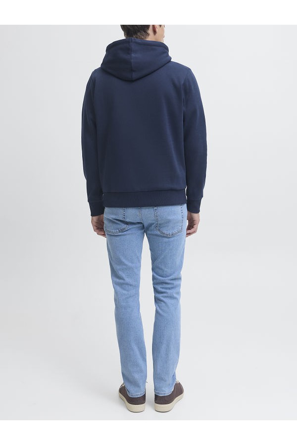 JREBBLUE SWEAT HOOD - ΜΠΛΕ