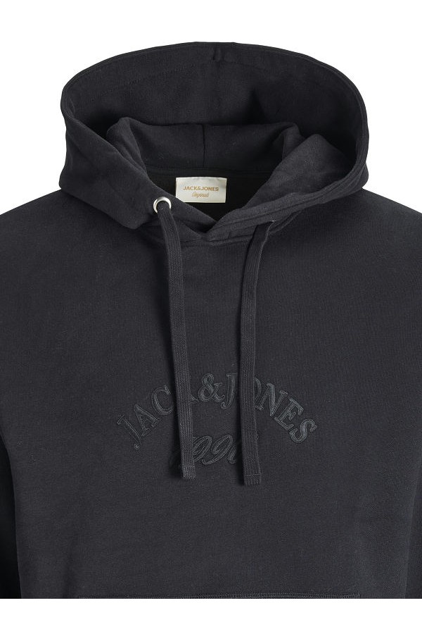JORBLEECKER BRANDING SWEAT HOOD BF - ΜΑΥΡΟ