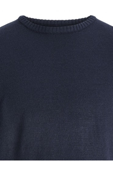 JREBJEFF KNIT CREW NECK - ΜΠΛΕ