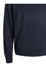 JREBJEFF KNIT CREW NECK - ΜΠΛΕ