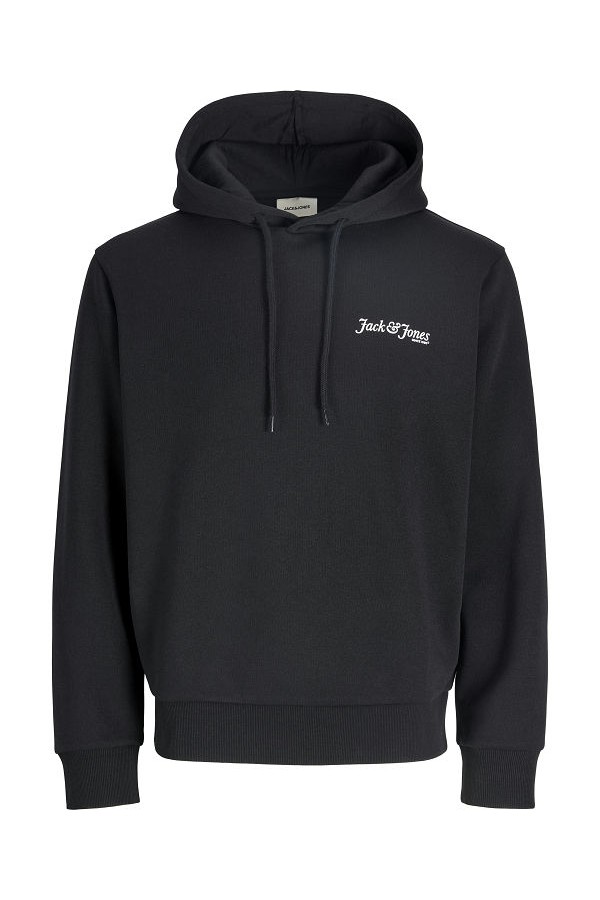 JJYUKI FRONT SWEAT HOOD - ΜΑΥΡΟ