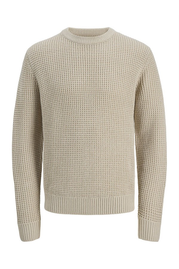 JJGLOBAL KNIT CREW NECK - ΜΠΕΖ