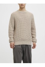 JJGLOBAL KNIT CREW NECK - ΜΠΕΖ