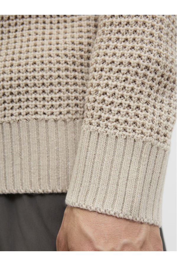 JJGLOBAL KNIT CREW NECK - ΜΠΕΖ