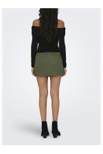 ONLLIVE LOVE L/S OFF SHOULDER CS TOP - ΜΑΥΡΟ