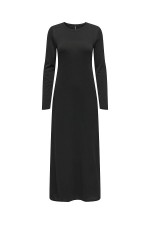 ONLPAULA LS LONG DRESS EX KNT - ΜΑΥΡΟ