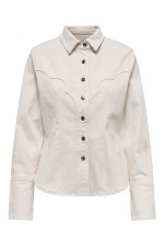ONLPERLA LS WESTERN DNM SHIRT MAE - ΜΠΕΖ