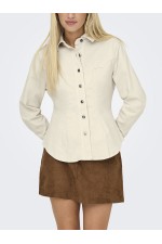 ONLPERLA LS WESTERN DNM SHIRT MAE - ΜΠΕΖ