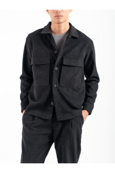 VITTORIO OVERSHIRT - ΜΑΥΡΟ