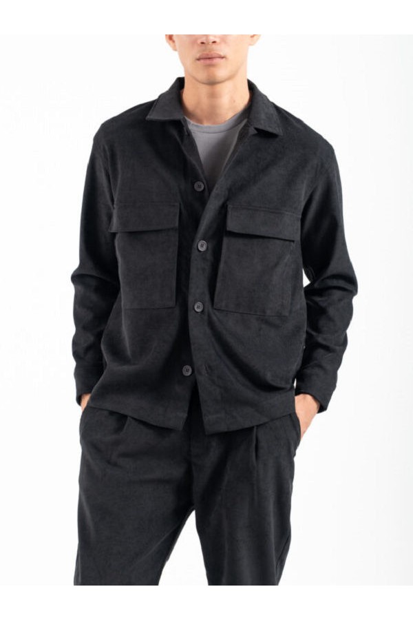 VITTORIO OVERSHIRT - ΜΑΥΡΟ