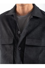 VITTORIO OVERSHIRT - ΜΑΥΡΟ