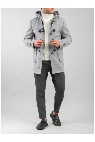 COAT MENS - ΓΚΡΙ