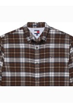 TJM REG FLANNEL CHECK SHIRT EXT - ΚΑΦΕ