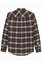 TJM REG FLANNEL CHECK SHIRT EXT - ΚΑΦΕ