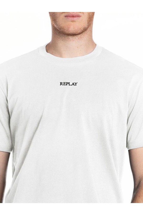 REPLAY T-SHIRT MENS - ΛΕΥΚΟ