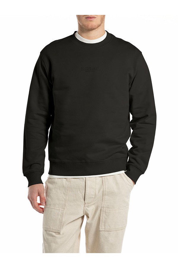 SWEATSHIRT MENS - ΜΑΥΡΟ