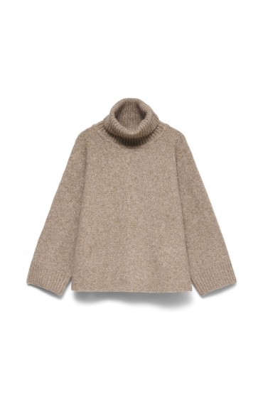 VMVIOLET 7/8 ROLLNECK PULLOVER - ΜΠΕΖ