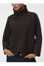 VMVIOLET 7/8 ROLLNECK PULLOVER - ΚΑΦΕ