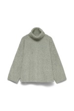 VMVIOLET 7/8 ROLLNECK PULLOVER - ΧΑΚΙ