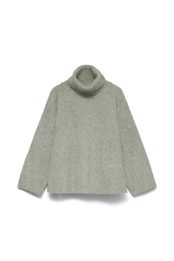 VMVIOLET 7/8 ROLLNECK PULLOVER - ΧΑΚΙ