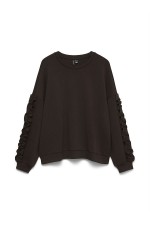 VMMOLDA L/S SWEATSHIRT JRS BTQ - ΚΑΦΕ