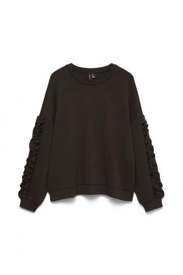 VMMOLDA L/S SWEATSHIRT JRS BTQ - ΚΑΦΕ