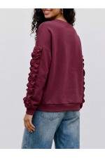 VMMOLDA L/S SWEATSHIRT JRS BTQ - ΚΟΚΚΙΝΟ